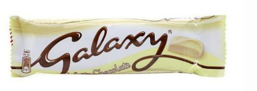 Galaxy White Chocolate Bar, 24 x 38 g
