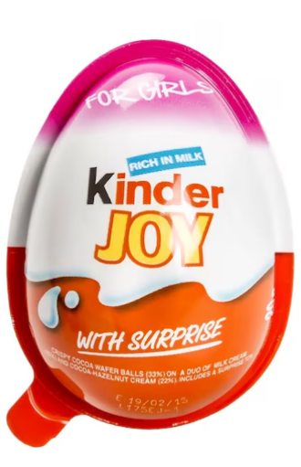 Kinder Joy With Surprise Inside - (GIRLS Display W/ 16 Units)