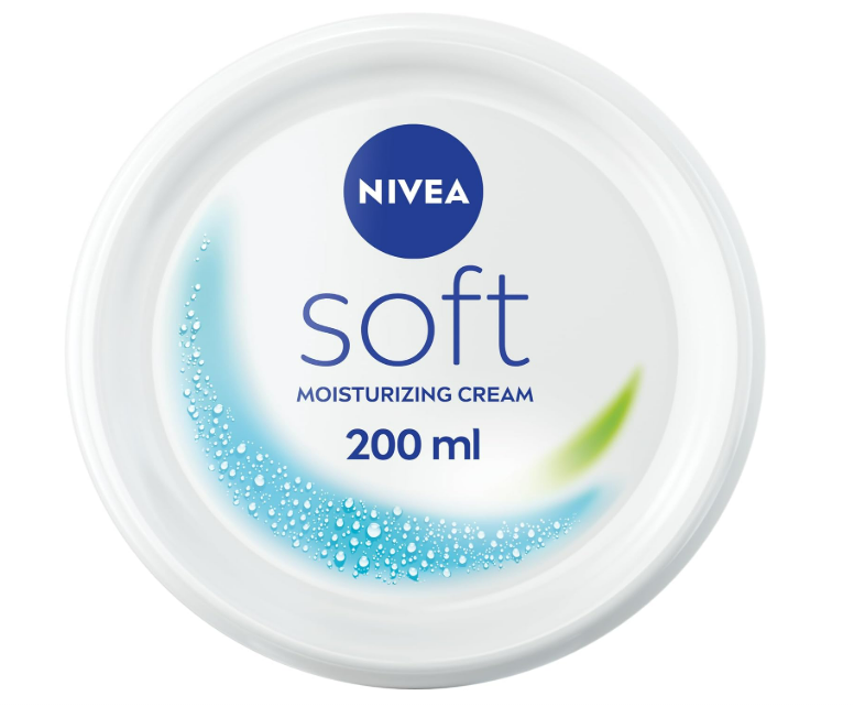 NIVEA Soft Moisturising Cream, A Moisturiser for Face, Body and Hands with Vitamin E and Jojoba Oil, Moisturises Deeply, All-Purpose, Jar 200ml