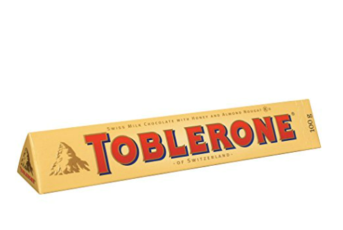 Toblerone Milk Chocolate, 3.52 oz
